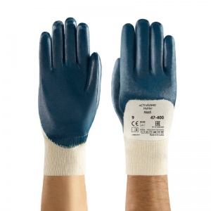 Ansell ActivArmr 47-400 Nitrile-Dipped Grip Gloves